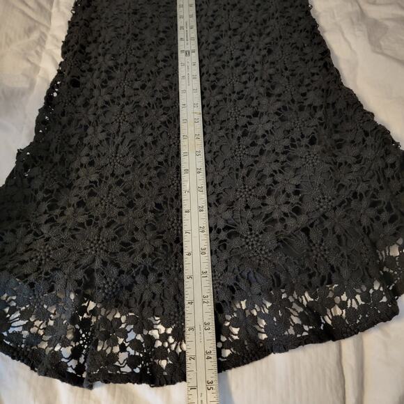 Joie Cotton Crochet Lace Dress Black XS - Picture 11 of 12